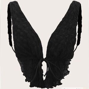 Black Elegant Women's Top